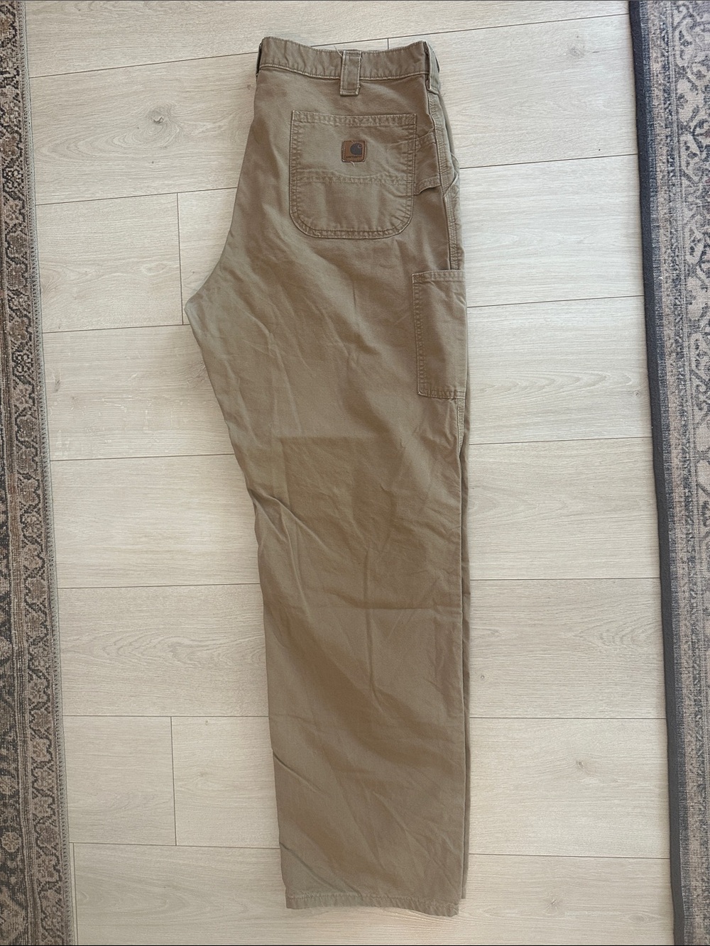 Carhartt Men’s Khaki Utility Cargo Pants - Workwear Style